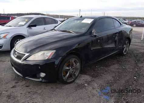 2010 Lexus Is 350C z USA, uszkodzony, nr VIN JTHFE2C20A2503889